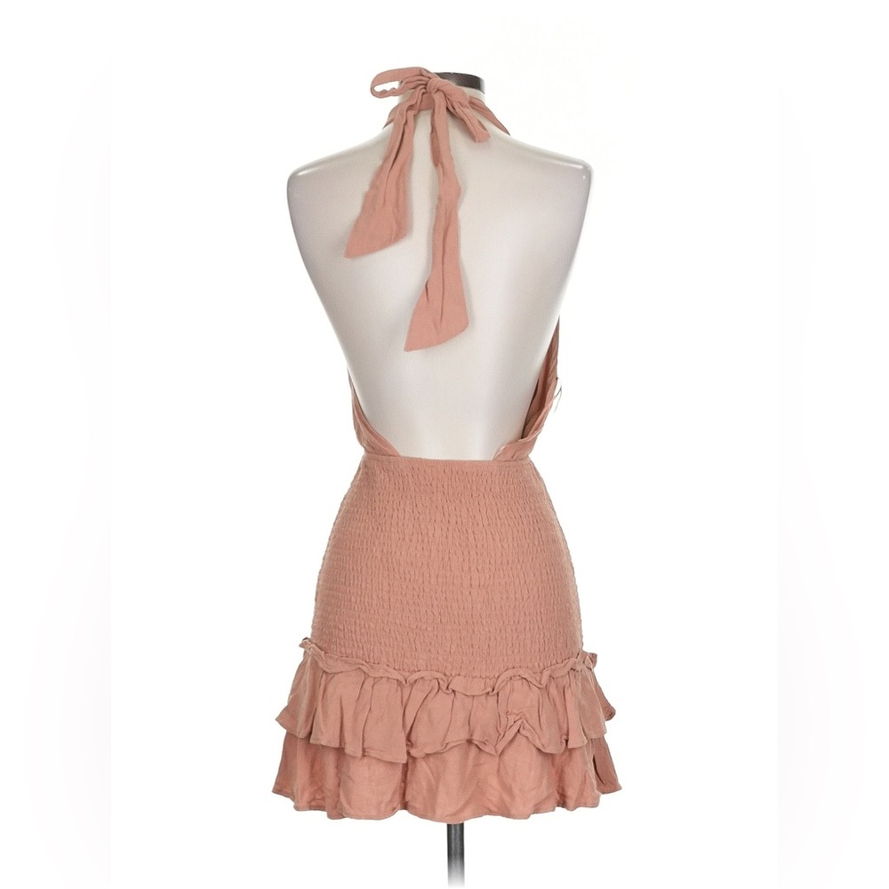 Mable Halter Mini Dress Smocked Tiered Skirt - Picture 6 of 6